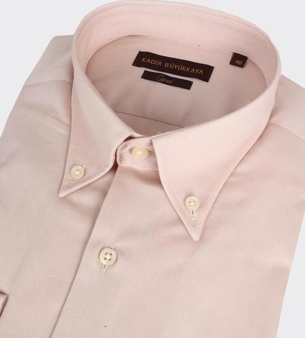 Yaka Düğmeli Erkek Gömlek-KAX4665S - Image 1