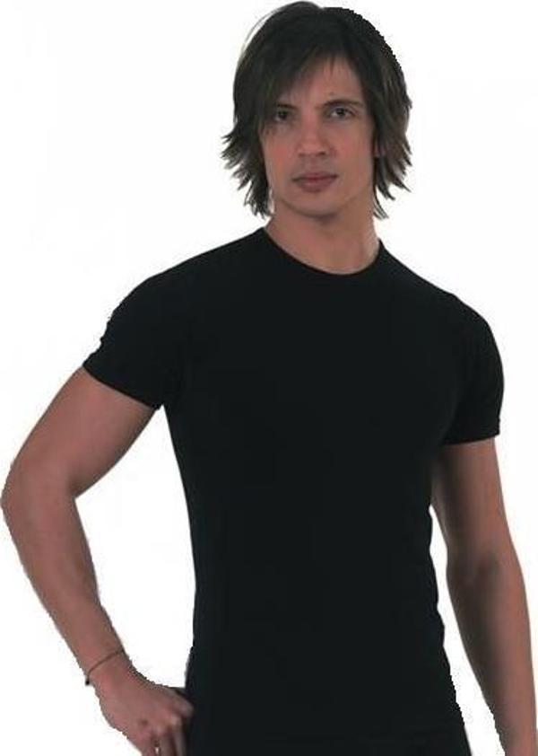 6 Adet Dono Erkek Likralı Sıfır Yaka Kısa Kollu Fanila Atlet 1240 - Image 1