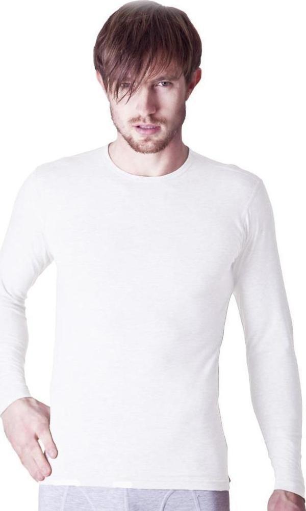 6 Adet Dono Erkek Likralı Uzun Kollu Fanila Atlet 1250 - Image 1