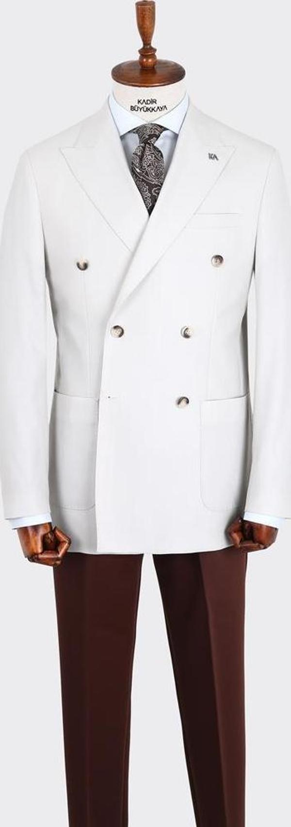 Kırlangıç Yaka Kruvaze Erkek Ceket-KAX5200S - Image 1