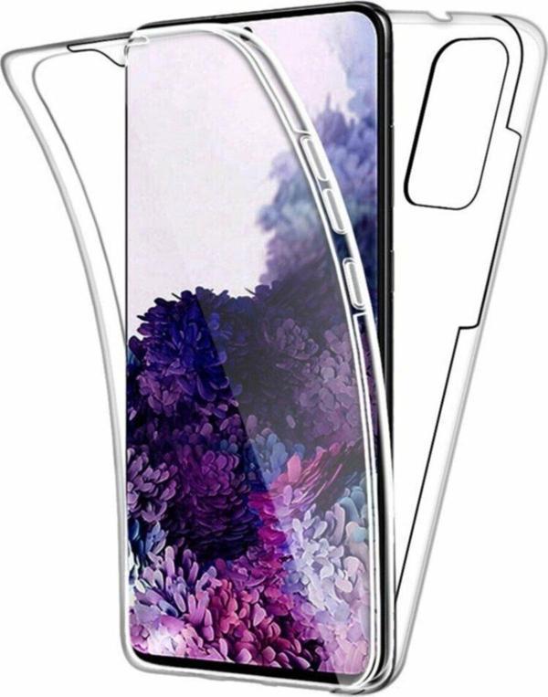 Coverzone Galaxy A72 360 Tam Koruma Silikon Kılıf Şeffaf - Image 1