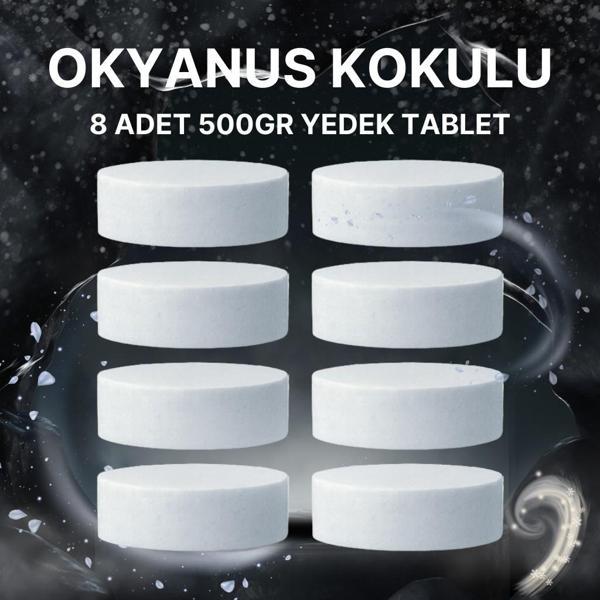 4 Adet 2x500 gr Nem Alıcı Rutubet Ve Küf Önleyici Yedek Tablet Okyanus - Image 1
