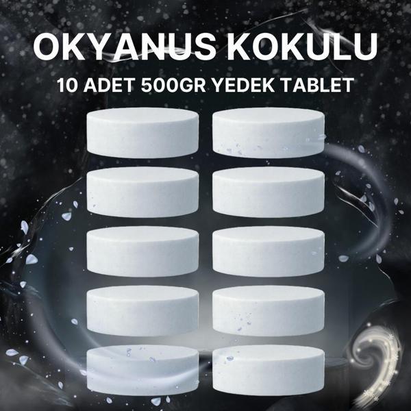 5 Adet 2x500 gr Nem Alıcı Rutubet Ve Küf Önleyici Yedek Tablet Okyanus - Image 1