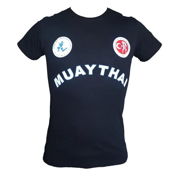 Leon Classic Muay Thai Tişörtü Siyah BYL-1104 - Image 1