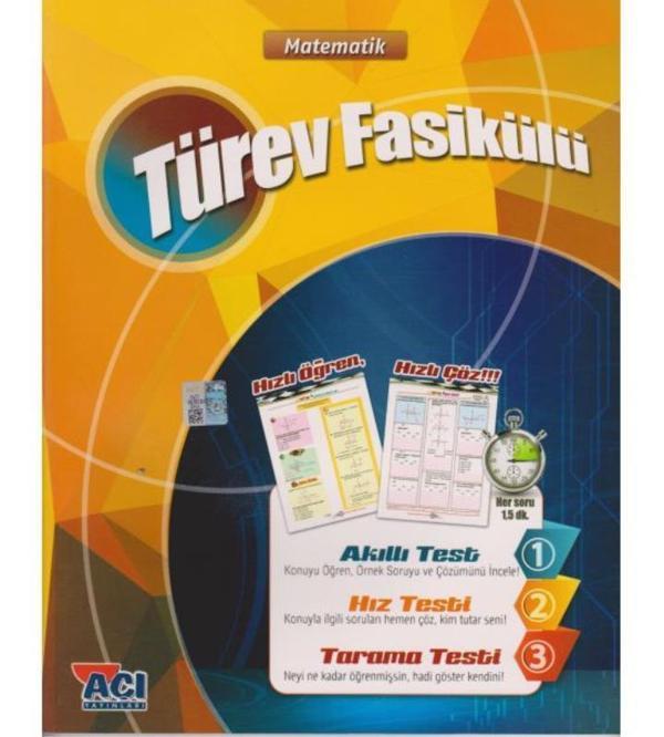 Açı - Matematik Fasikül Türev Kitabı - Açı Yayınları - Image 1