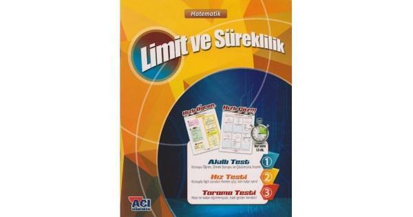 Açı - Matematik Fasikül Limit Süreklilik - Açı Yayınları - Image 1