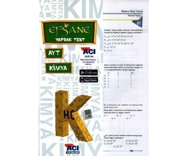 Açı Ayt Kimya Çek Kopart Yaprak Test 96 y - Açı Yayınları - Image 1