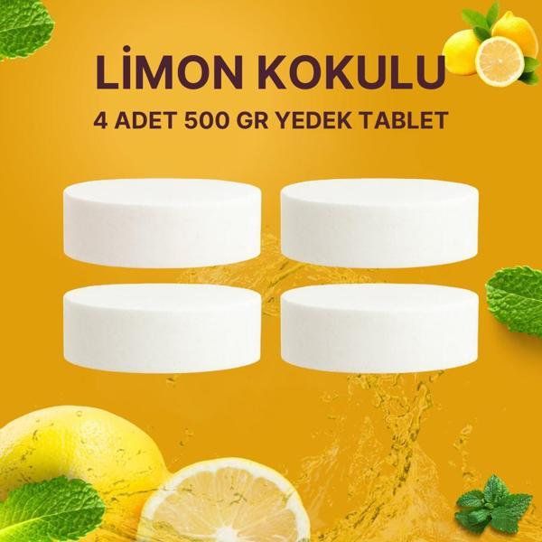 2 Adet 2x500 gr Nem Alıcı Rutubet Ve Küf Önleyici Yedek Tablet Limon - Image 1