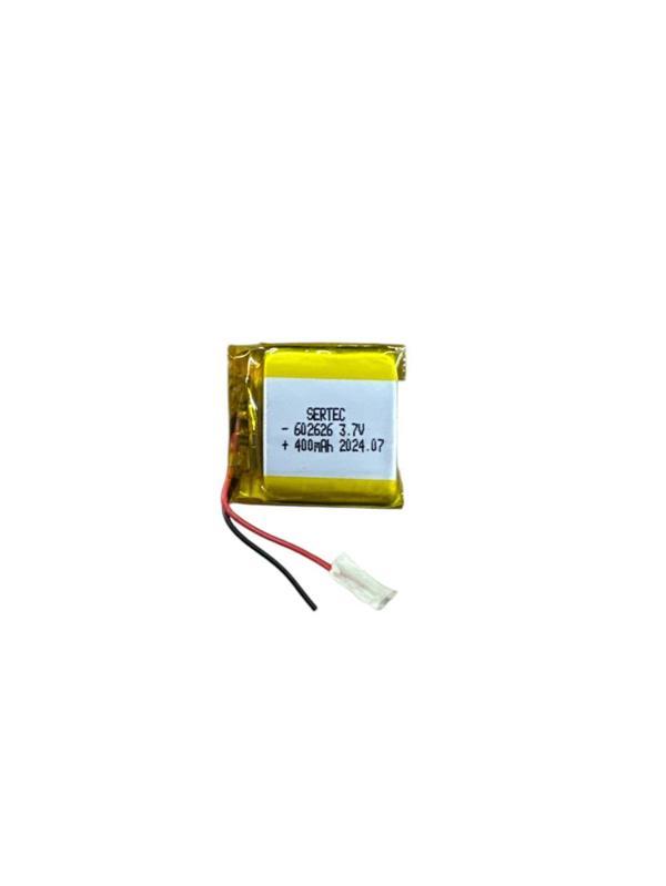 602626 3.7V 400mAh Li-Polymer Pil Devreli/1.5A - Image 1