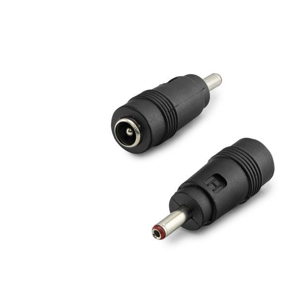 Notebook Adaptör Ucu Çevirici 3.5*1.35 (M) To 5.5*2.5 (F) 10Lu Paket Siyah HDX1314 - Image 1