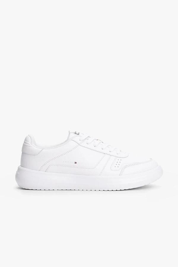 Tommy Hilfiger Modern Hafif Tabanlı Deri Beyaz Erkek Sneaker FM0FM05529YBS - Image 1