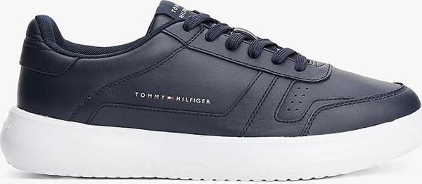 Tommy Hilfiger Modern Hafif Tabanlı Deri Erkek Mavi Sneaker FM0FM05529DW5 - Image 1