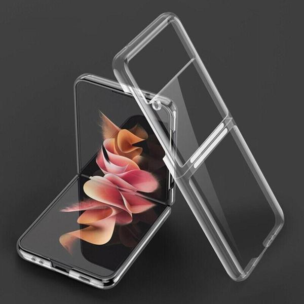 Coverzone Galaxy Z Flip 3 Ile Uyumlu Kılıf Katlanabilen Şeffaf Flip 3 Ile Uyumlu Wonderful Kılıf Şeffaf - Image 1