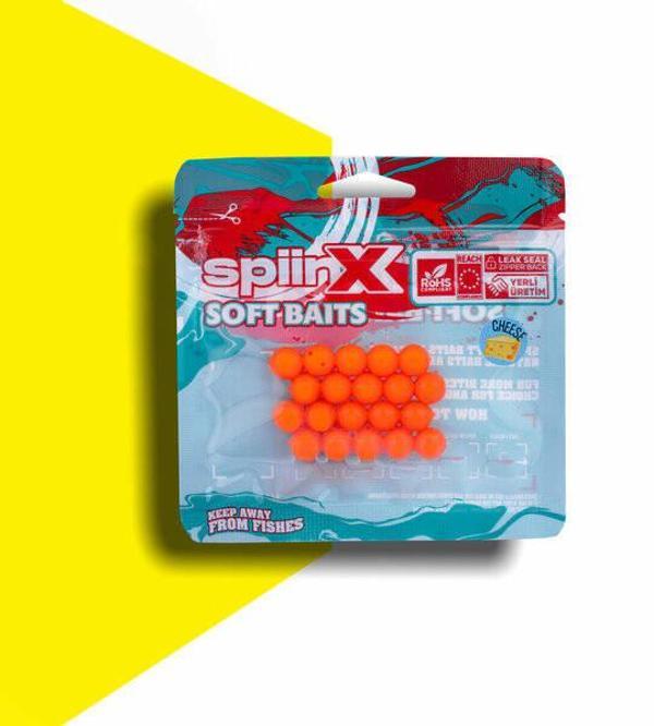 SPIINX BALIK YUMURTASI 10MM 20P PEYNİR UV ORANGE - Image 1