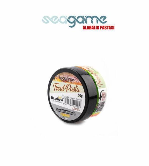SEAGAME TROUT PASTA ALABALIK HAMURU SARIMSAK GÖKKUŞAĞI 50G - Image 1