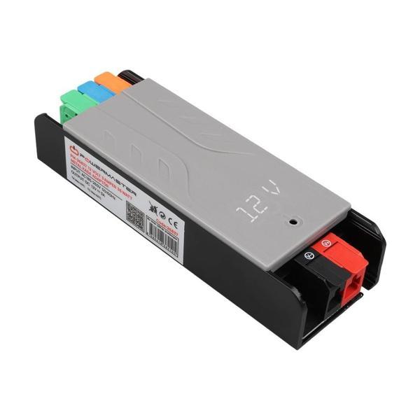 PowerMaster PM-26837 12 Volt 3 Amper 36 Watt Slim Metal Kasa Adaptör Voltaj Göstergeli 128x42x27mm - Image 1