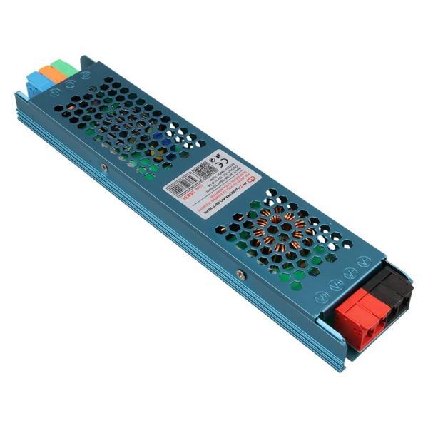 PowerMaster PM-26831 12 Volt 12.5 Amper 150 Watt Slim Metal Kasa Adaptör 238x50x23mm - Image 1