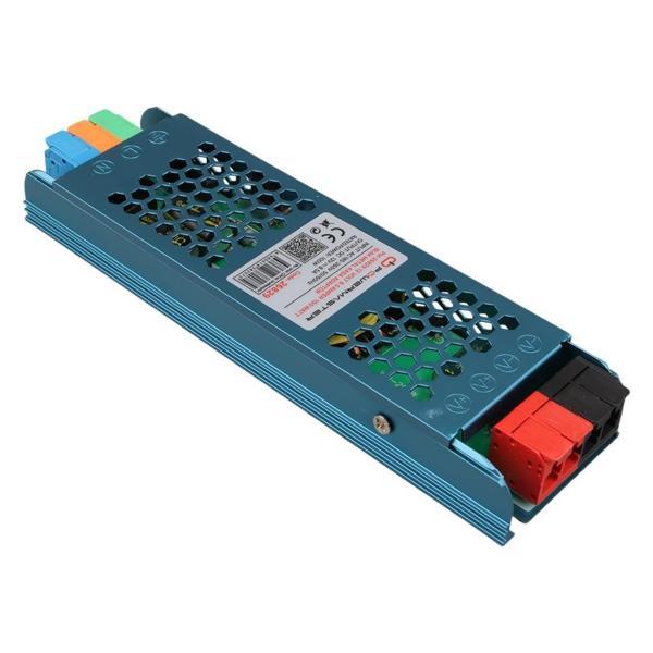 PowerMaster PM-26829 12 Volt 8.5 Amper 100 Watt Slim Metal Kasa Adaptör 180x50x23mm - Image 1