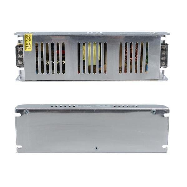 Ledx ALN-M1220S 12 Volt 20 Amper 240 Watt Slim Metal Kasa Adaptör 225x65x38mm - Image 1