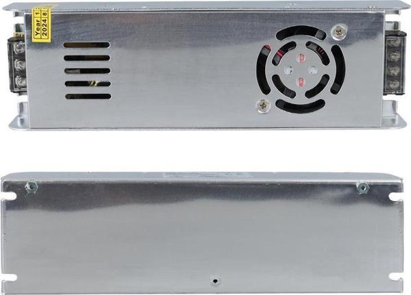 Ledx ALN-M1230S 12 Volt 30 Amper 360 Watt Fanlı Slim Metal Kasa Adaptör 225x65x38mm - Image 1