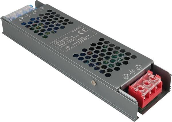 Ledx ALN-M1221 12 Volt 21 Amper 180x25x12mm Ultra Slim Metal Kasa Adaptör - Image 1