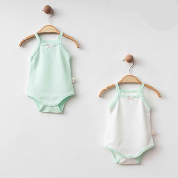 İP ASKILI İKİLİ BODY Mint Yeşili - Image 1