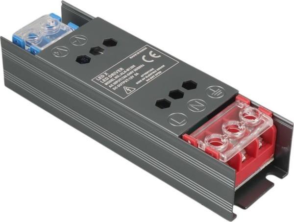 Ledx ALN-M1205 12 Volt 5 Amper 50x15x11mm Ultra Slim Metal Kasa Adaptör - Image 1