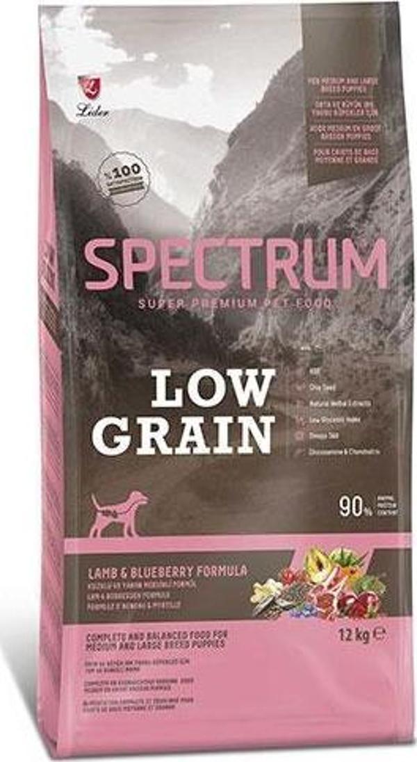 Spectrum Kuzulu ve Yaban Mersinli Orta ve Büyük Irk Düşük Tahıllı Yavru Köpek Maması 12 Kg - Image 1