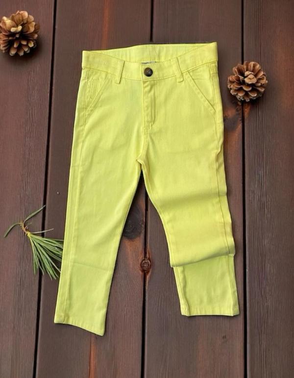 BASIC CHINO PANTOLON Sarı - Image 1