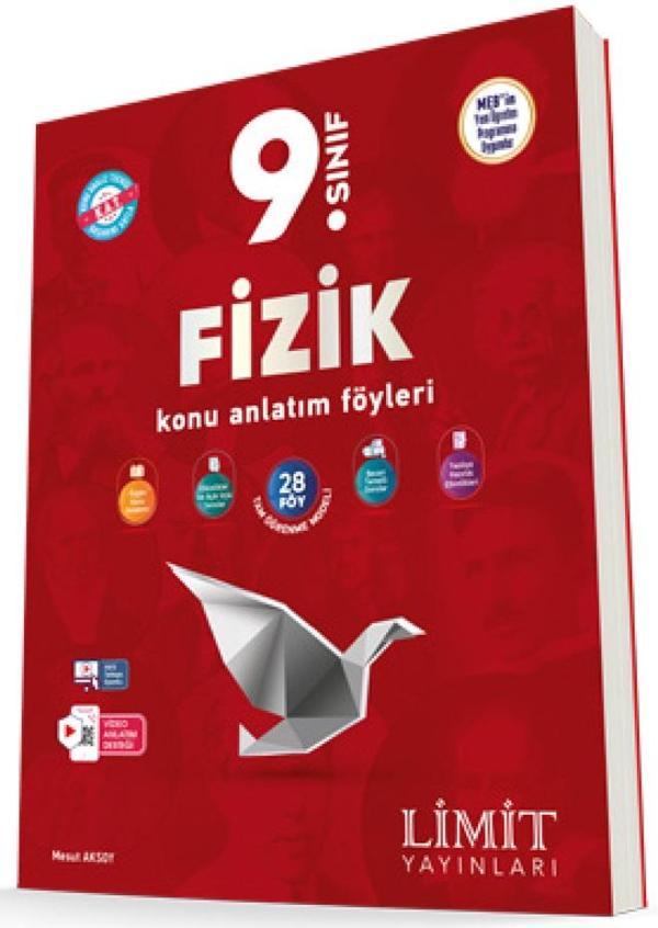 Limit 2025 9. Sınıf Fizik Konu Anlatım Föyleri Güncel Müfredat - Limit Yayınları - Image 1