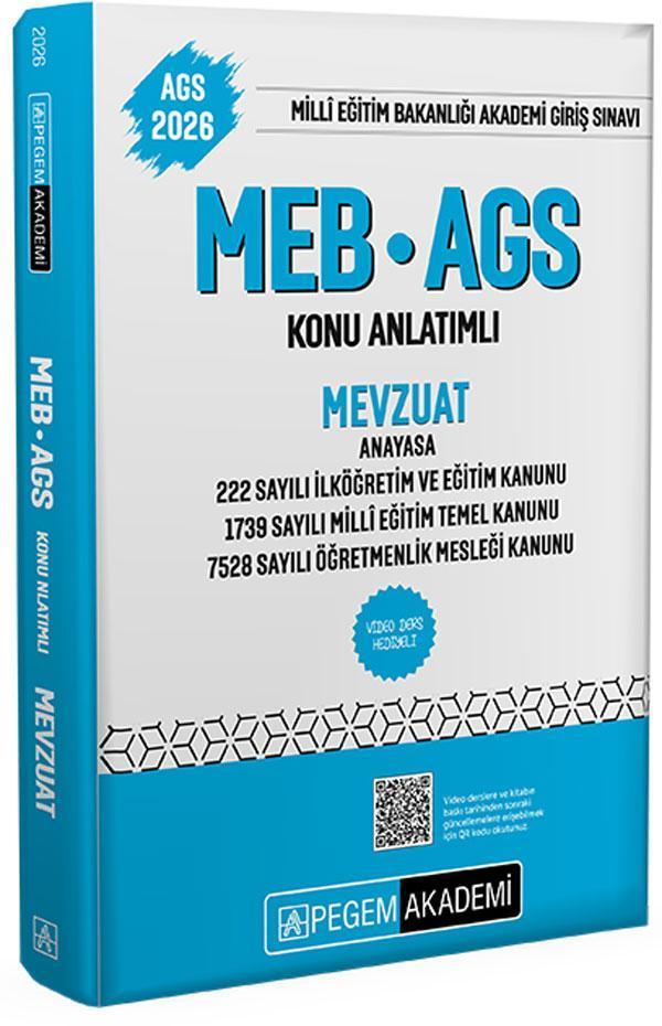 2026 MEB-AGS Konu Anlatımlı Mevzuat - Pegem Akademi Yayıncılık - Image 1