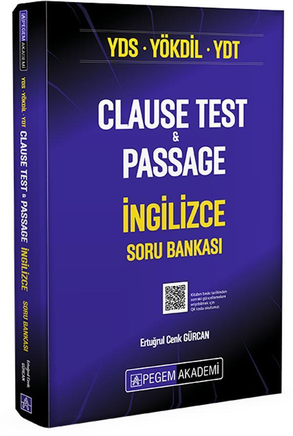 YDS YÖKDİL YDT Clause Test & Passage İngilizce Soru Bankası - Pegem Akademi Yayıncılık - Image 1