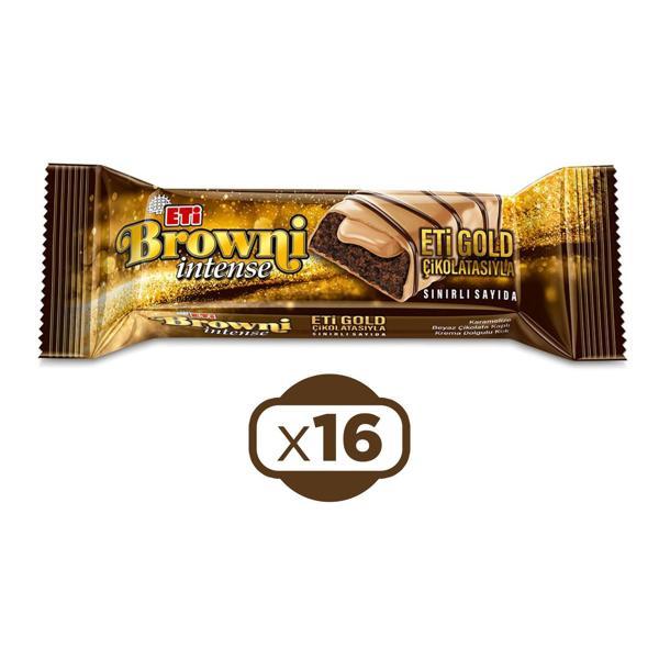 Eti Browni Intense Gold Çikolata Krema Dolgulu Kek 48 Gr x 16 Adet - Image 1