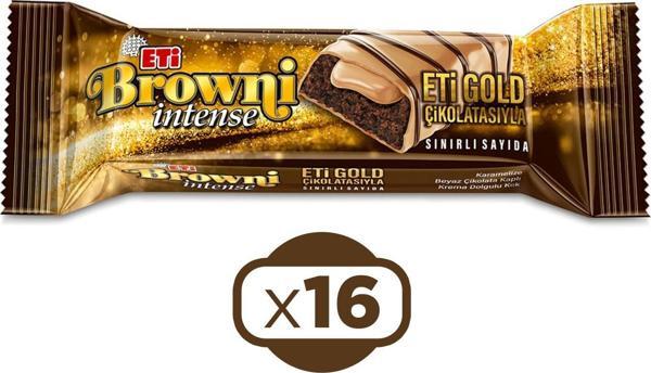 Eti Browni Intense Gold Çikolata Krema Dolgulu Kek 48 Gr x 16 Adet - Image 1