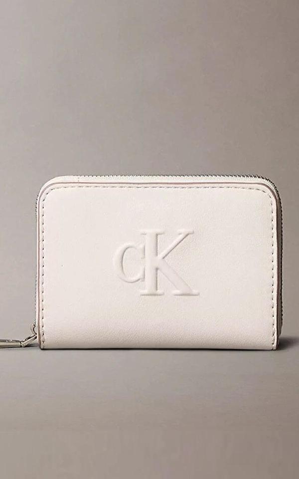 Calvin Klein SCULPTED MED FLAP ZIP AROUND Kadın  Cüzdan LV04K1004G-WGY - Image 1