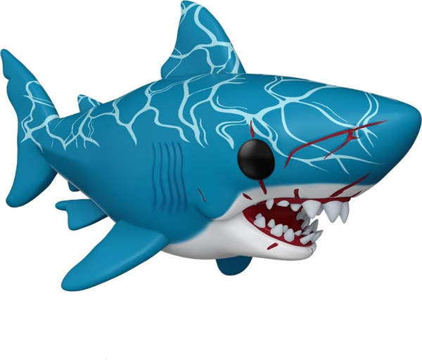 Funko Pop Super Movies Jaws 50th Anniversary – Great White Shark (retro) No:1754 (6") - Image 1