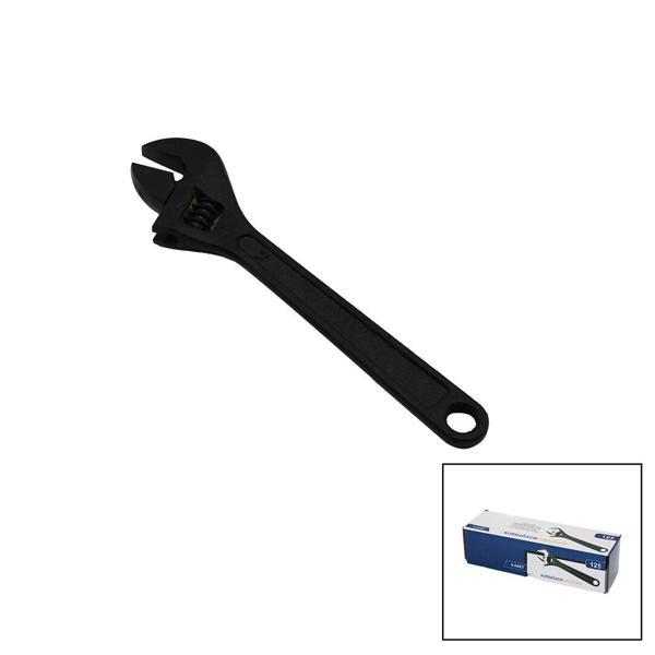 6 ADET SİYAH ÇELİK 12 İNÇ 300MM KURBAĞACIK ANAHTAR CHROME VANADİUM (5060) - Image 1