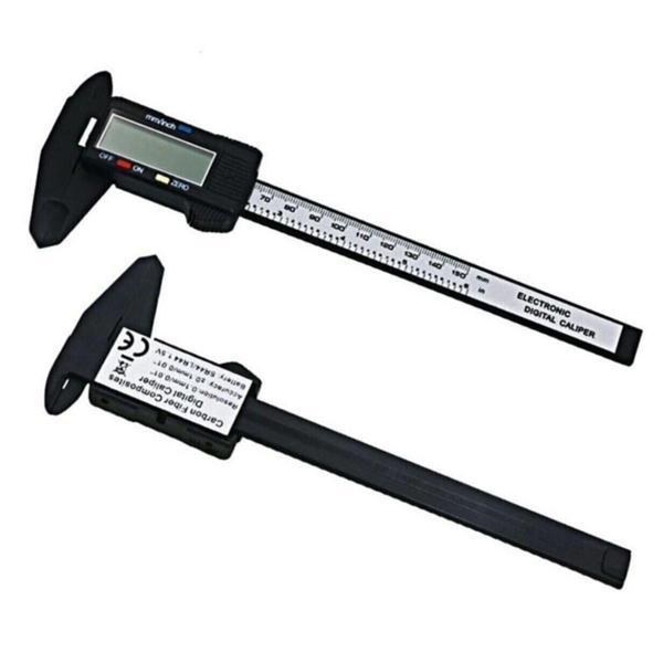150 Mm Dijital Kumpas Elektronik Fiber Karbon Kaplı Plastik - Kumpas (5060) - Image 1