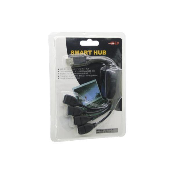 4 PORT USB HUB USB ÇOĞALTICI AKTARIM HIZI: 1.5/12/480Mbps / USB 2.0=YÜKSEK HIZ (5060) - Image 1
