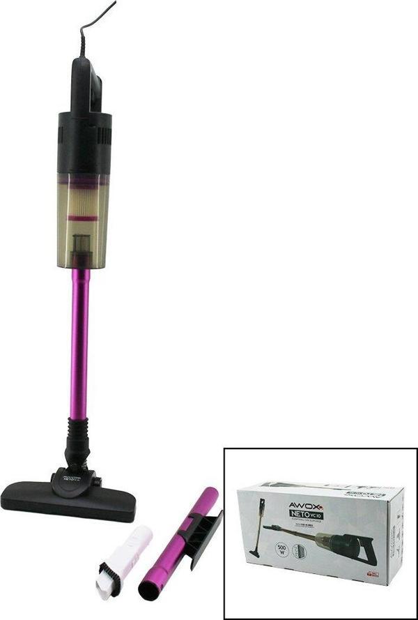 AWOX NETO VC-10 FUŞYA DİK ELEKTRİKLİ SÜPÜRGE 500W 5MT KABLO-SAP=75+35=110CM HEPA FİLTRE (5060) - Image 1