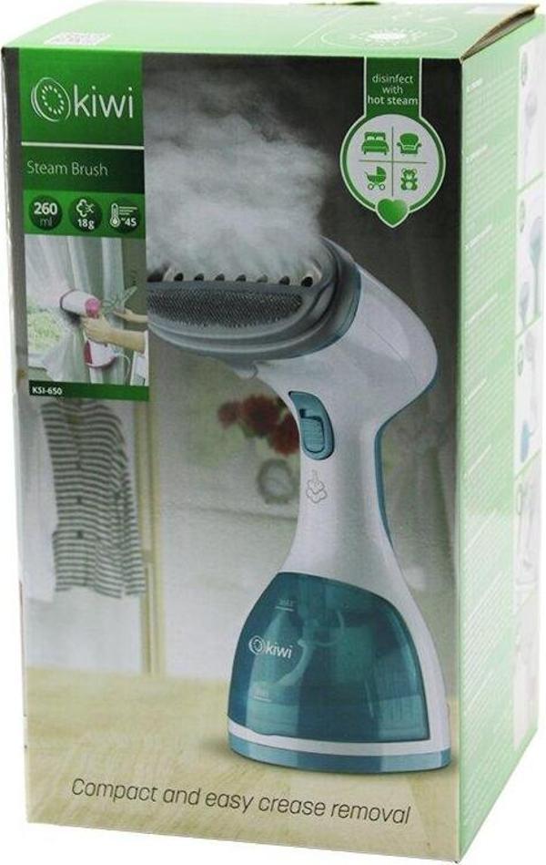 KİWİ KSI-650 PORTATİF BUHARLI KIRIŞIK GİDERİCİ ÜTÜ 1200W SU TANKI=260MLHIZLI ISINMA=45 SANİYEDAKİKADA=18GR BUHAR (5060) - Image 1