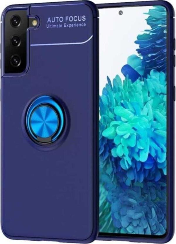 Coverzone Galaxy S21 Plus Novel Silikon Kılıf Mavi - Image 1