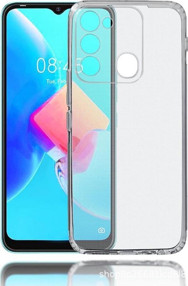 Coverzone Tecno Spark 8C ile uyumlu Kılıf Süper Şeffaf ve pürüzsüz Silikon Kapak - Image 1