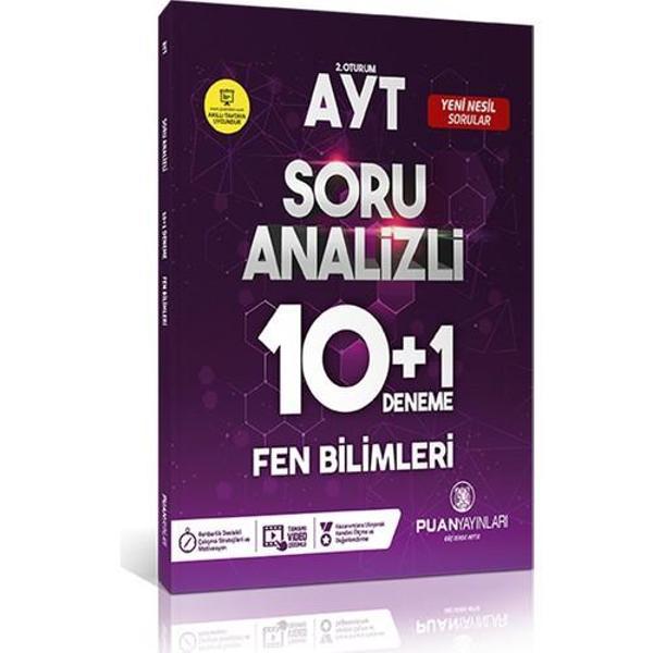 Puan Yayınları Ayt Fen Bilimleri Soru Analizi 10 + 1 Deneme - Puan Yayınları - Image 1
