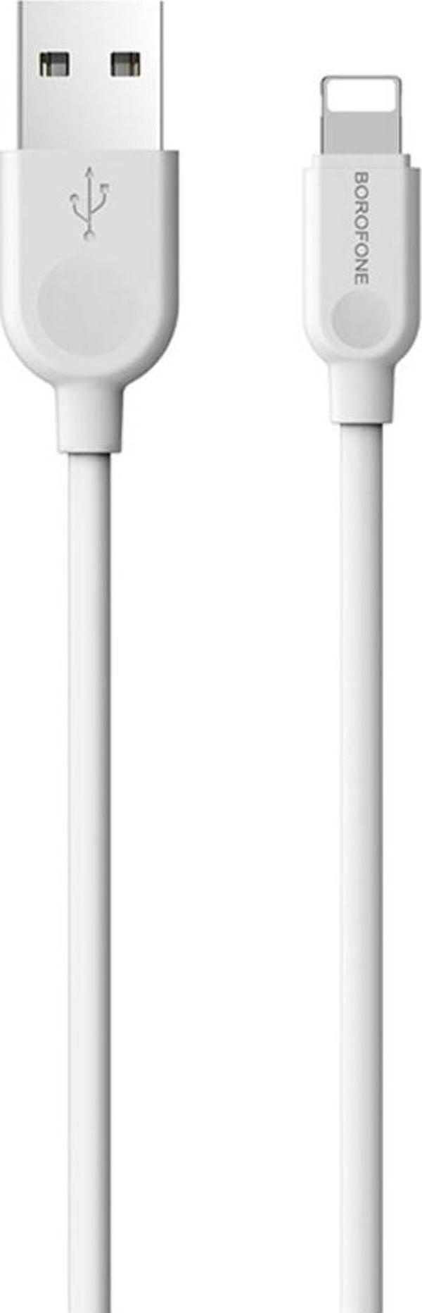 Borofone Linkjet Iphone Ile Uyumlu Usb Kablosu, Ergonomik Tasarım 2/3 Metre Bx14 - Image 1