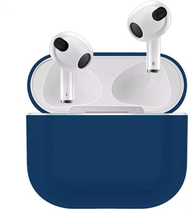 Coverzone 3 Kulaklık Koruyucu Mdl04 Ince Silikon Slim Kapak  Kılıf Lacivert - Image 1