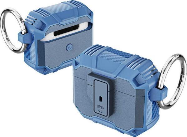 Coverzone 3. Nesil Ile  Kılıf Kulaklık Koruyucu Çengelli Airbag Panoply Lacivert - Image 1