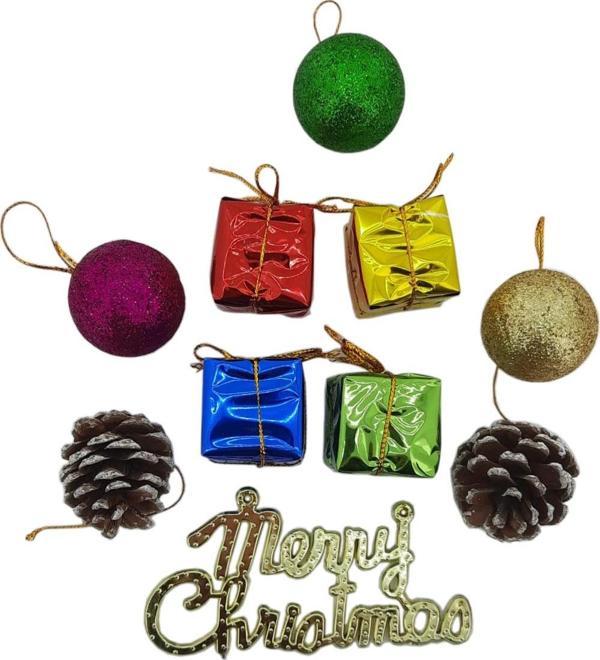 Coverzone 34 Parça Yılbaşı için Süs Yılbaşı Ağacı Süsü Noel Çam Ağacı Süsü 34 Parça Harika Renkli Set - Image 1