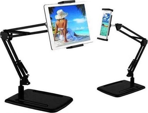 Coverzone Akrobatik Masaüstü 3.5-10.6"inch Metal Gövde Tablet&telefon Tutucu Standı - Image 1