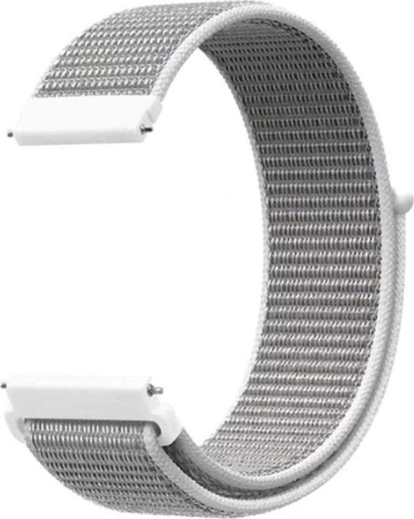 Coverzone Apple Watch 40mm Bilekli Kumaş Kayış Kordon Gri - Image 1